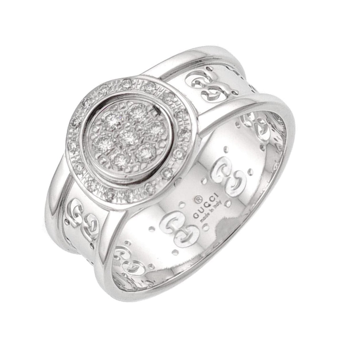 Icon Ring 18K White Gold and Diamond