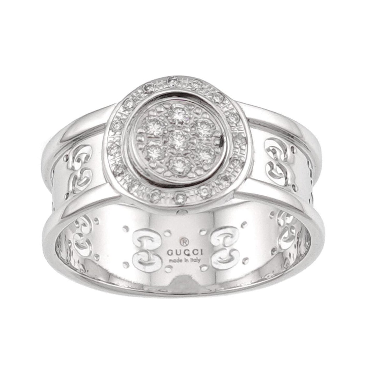 Icon Ring 18K White Gold and Diamond
