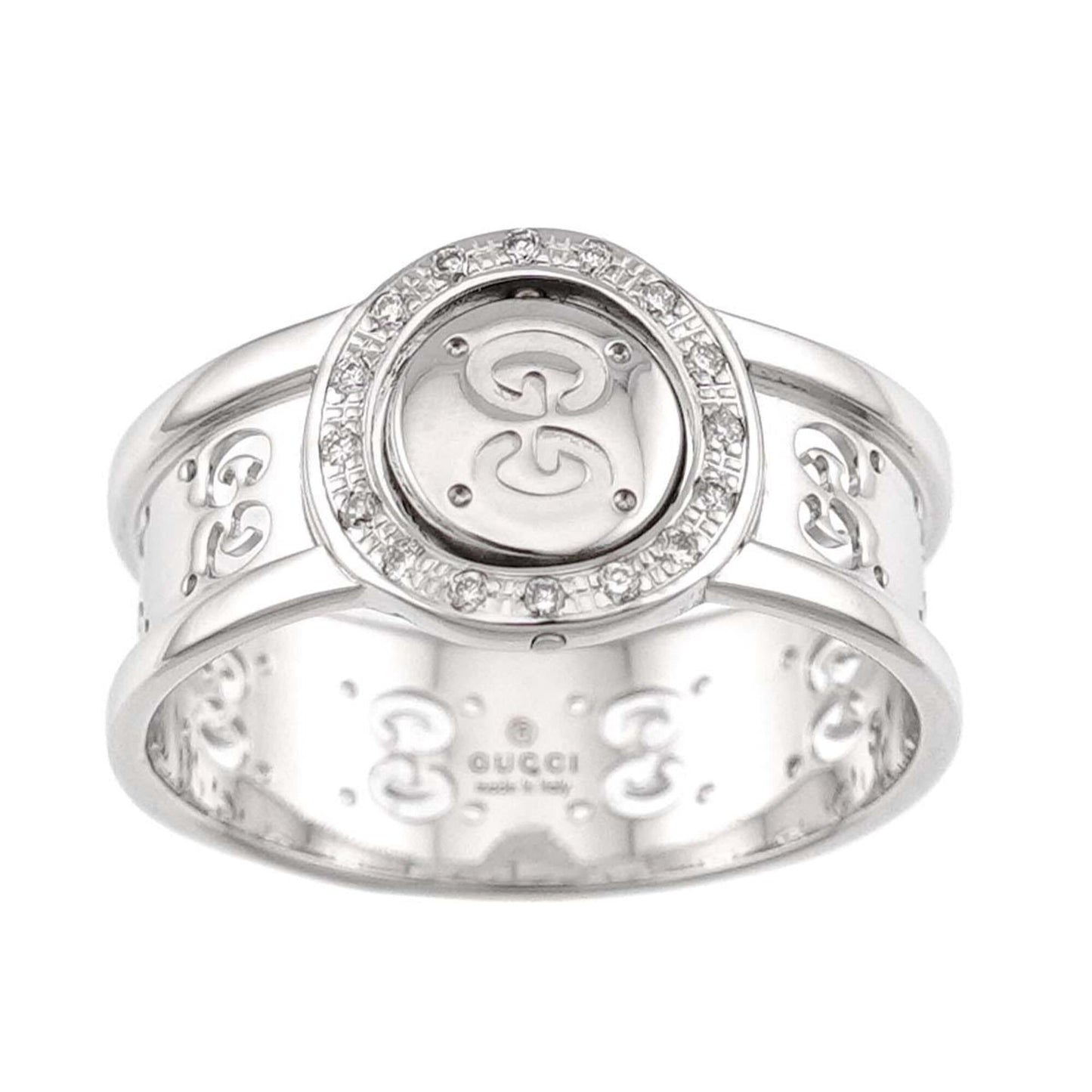 Icon Ring 18K White Gold and Diamond
