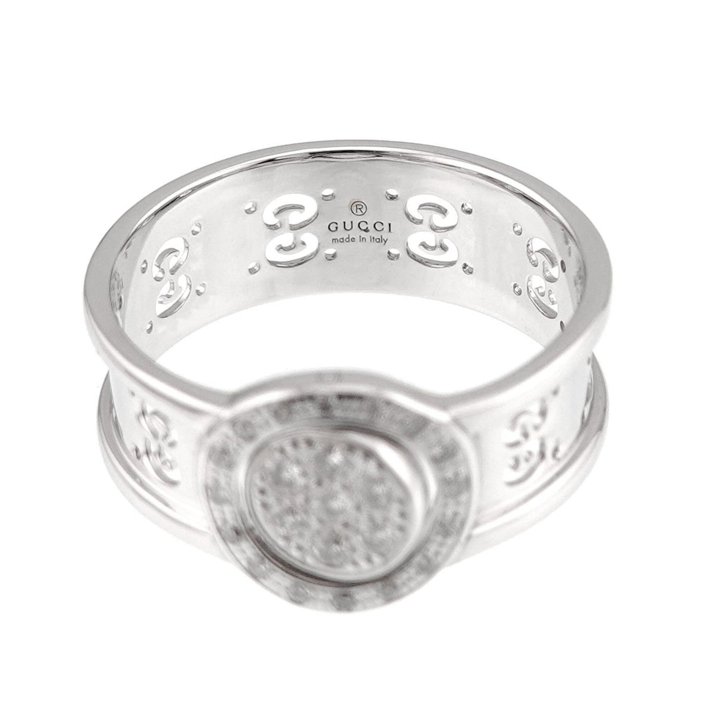 Icon Ring 18K White Gold and Diamond