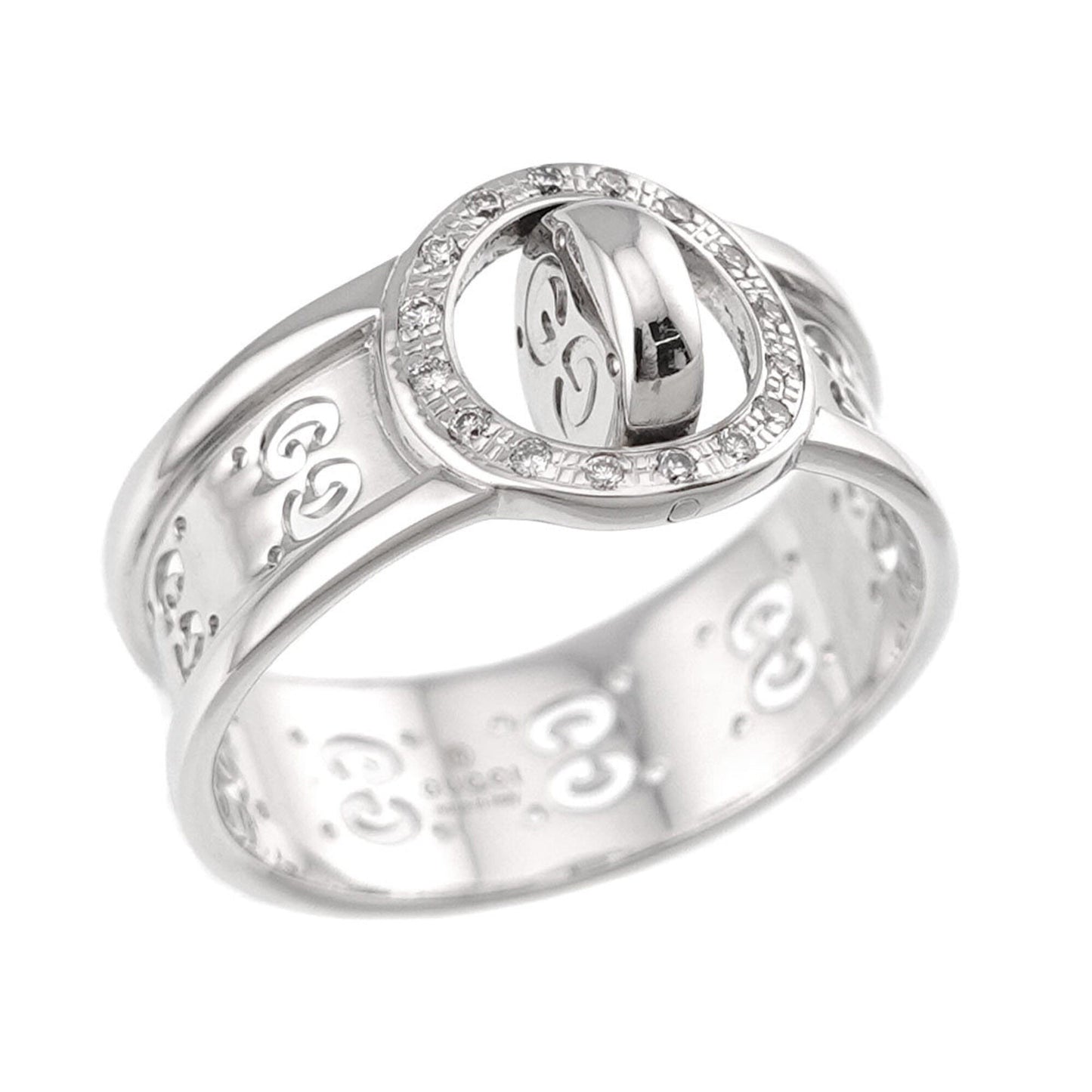 Icon Ring 18K White Gold and Diamond