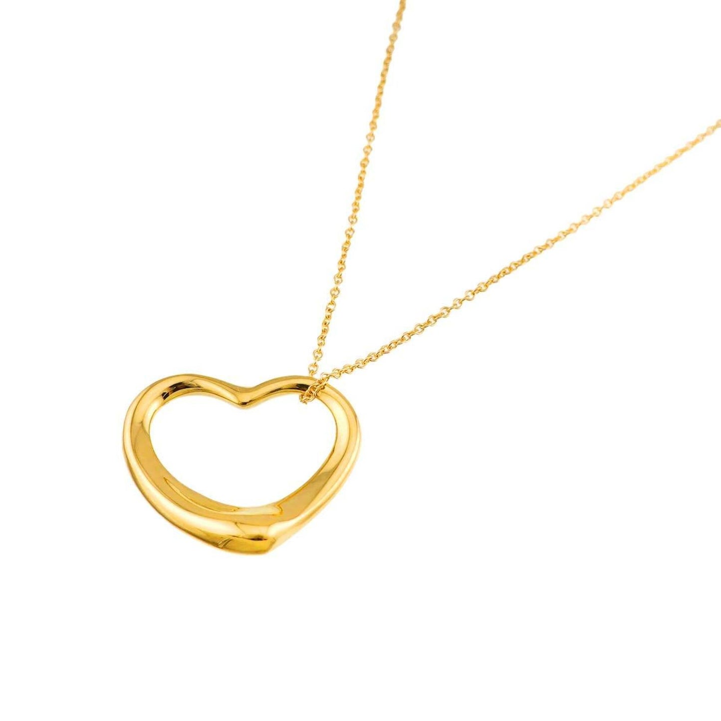 Heart Necklace Watch 18K Yellow Gold 22