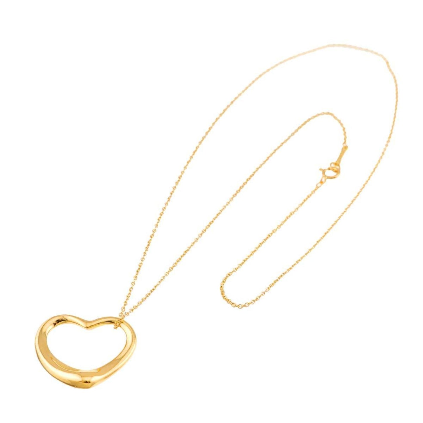 Heart Necklace Watch 18K Yellow Gold 22