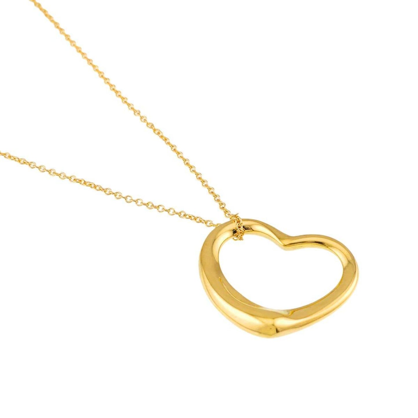 Heart Necklace Watch 18K Yellow Gold 22