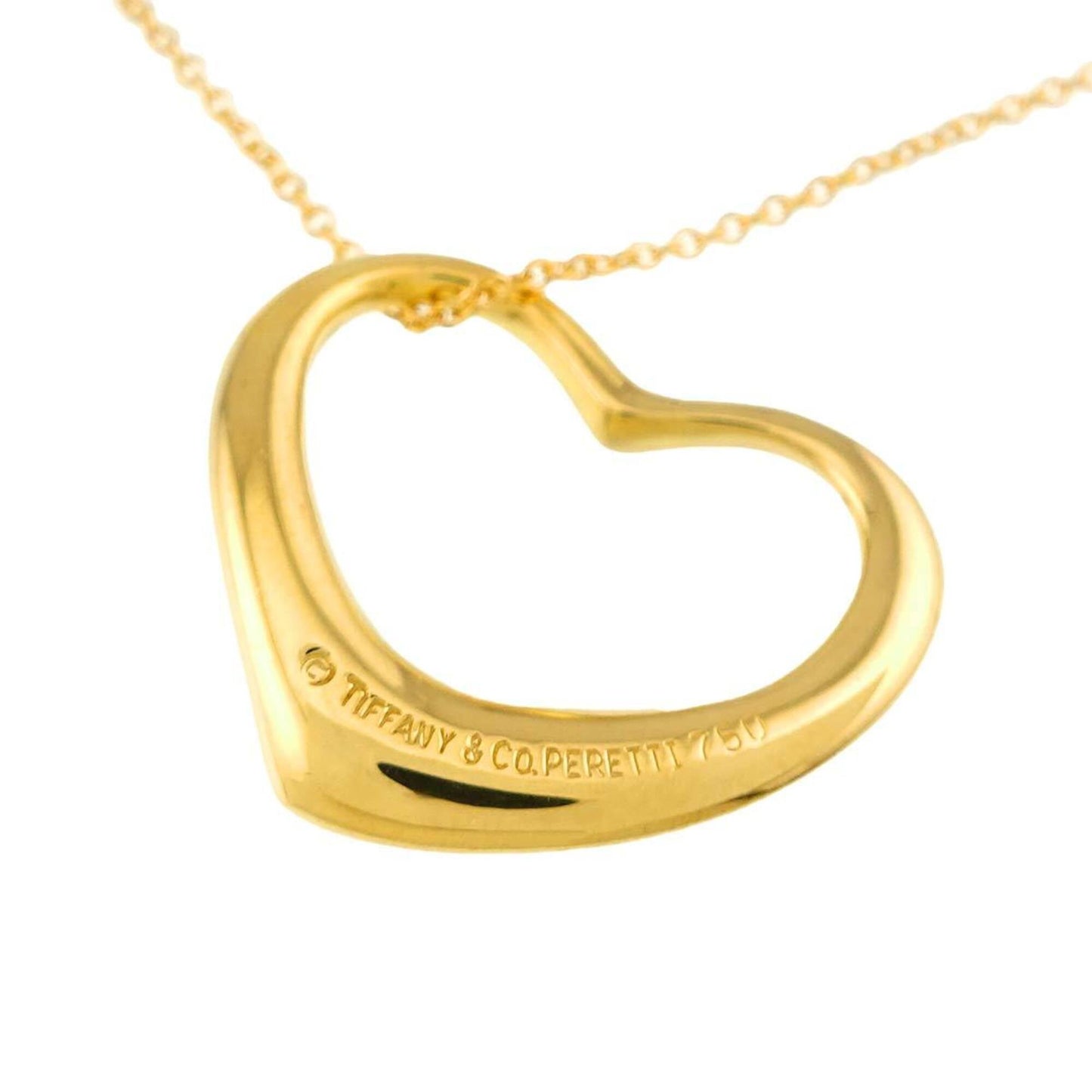 Heart Necklace Watch 18K Yellow Gold 22