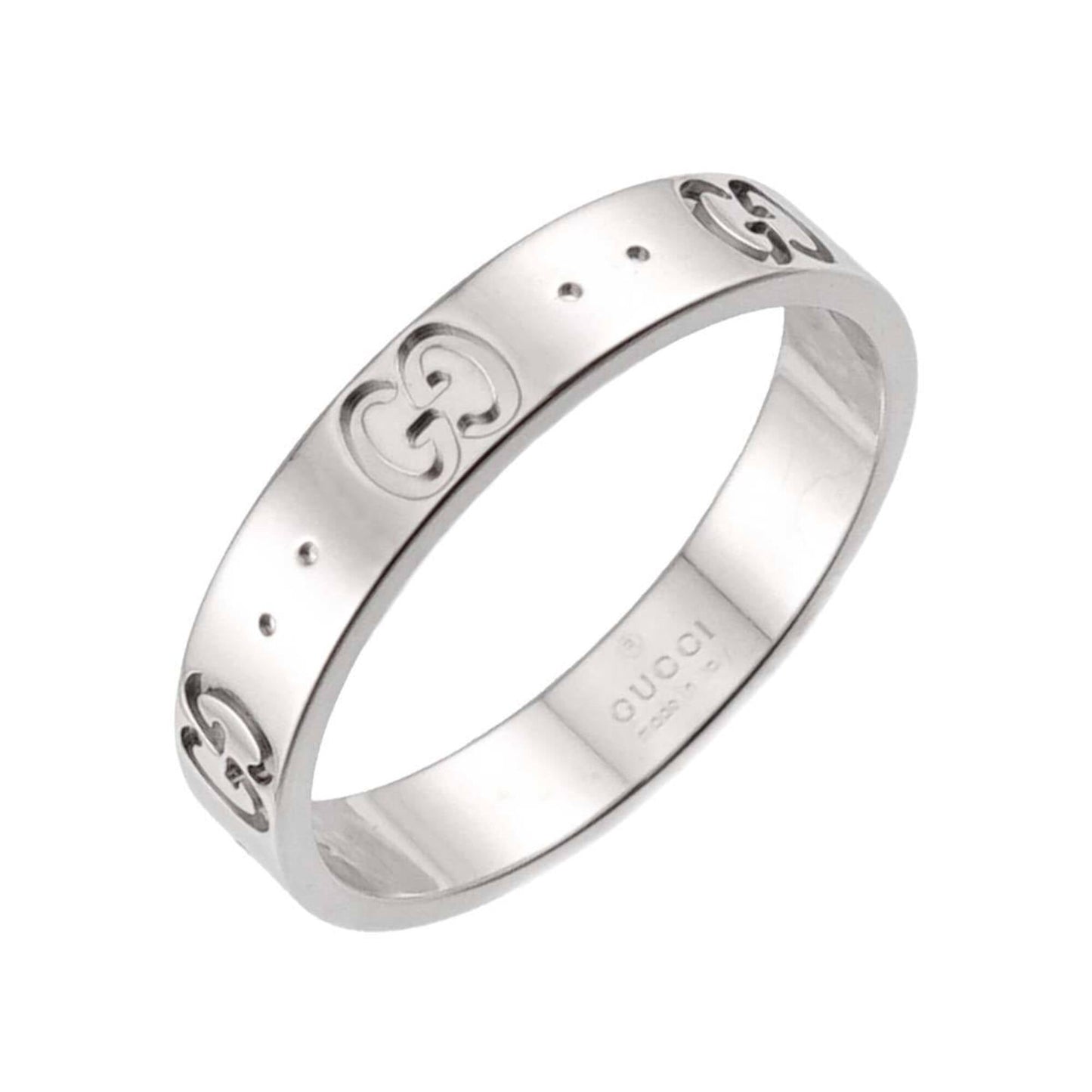 Band Ring 18K White Gold