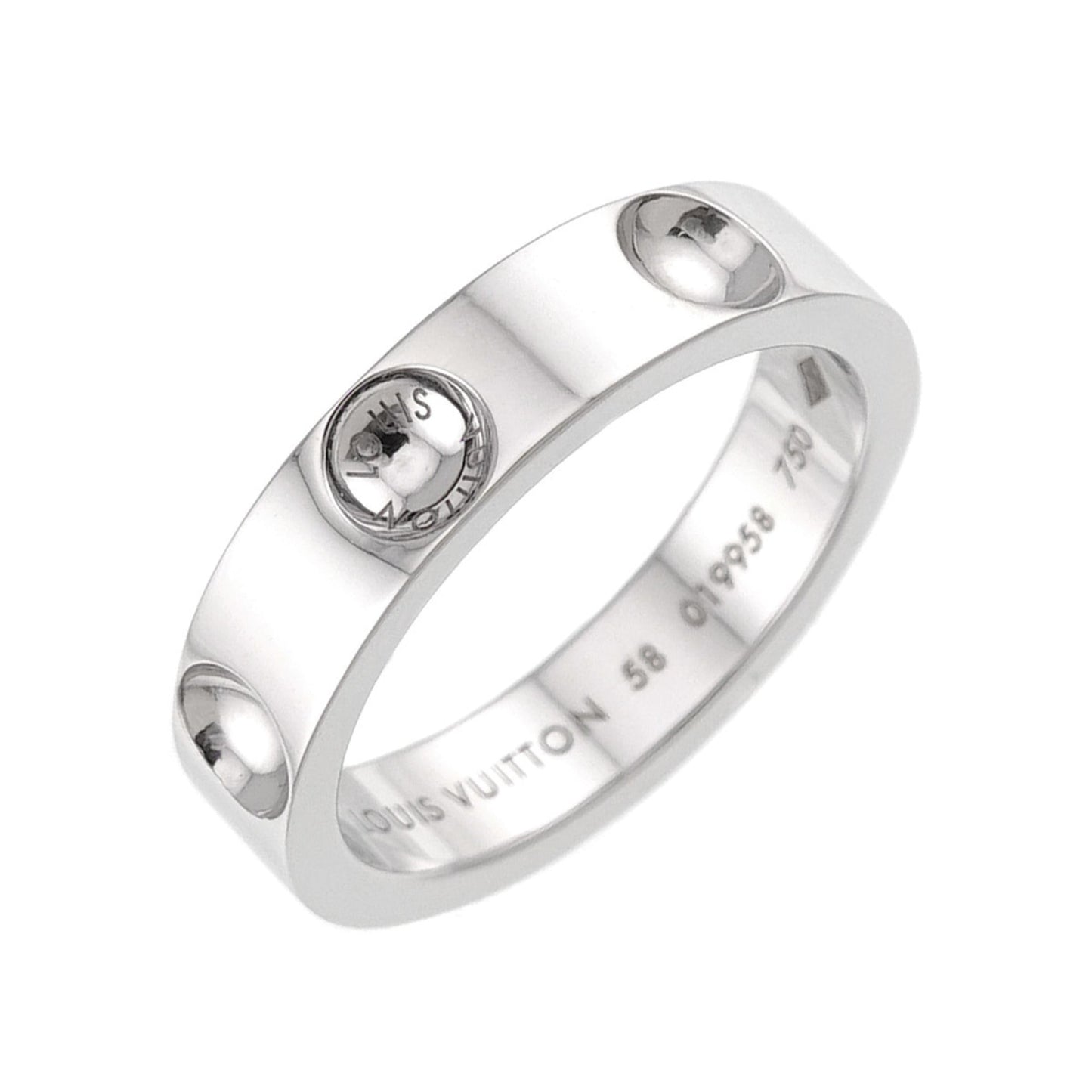 Band Ring 18K White Gold