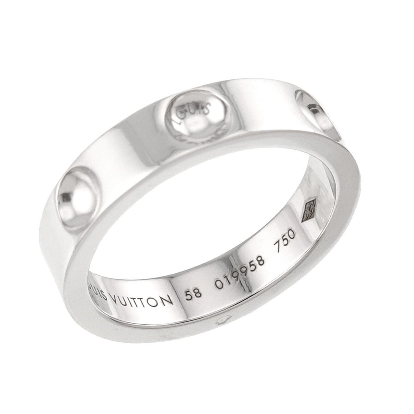 Band Ring 18K White Gold