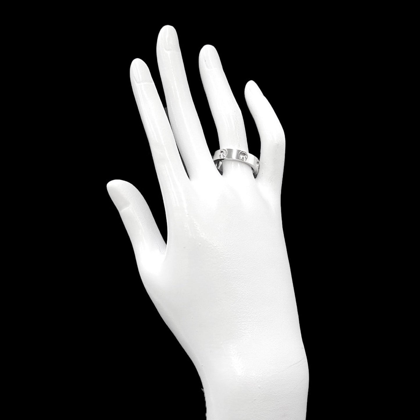 Band Ring 18K White Gold