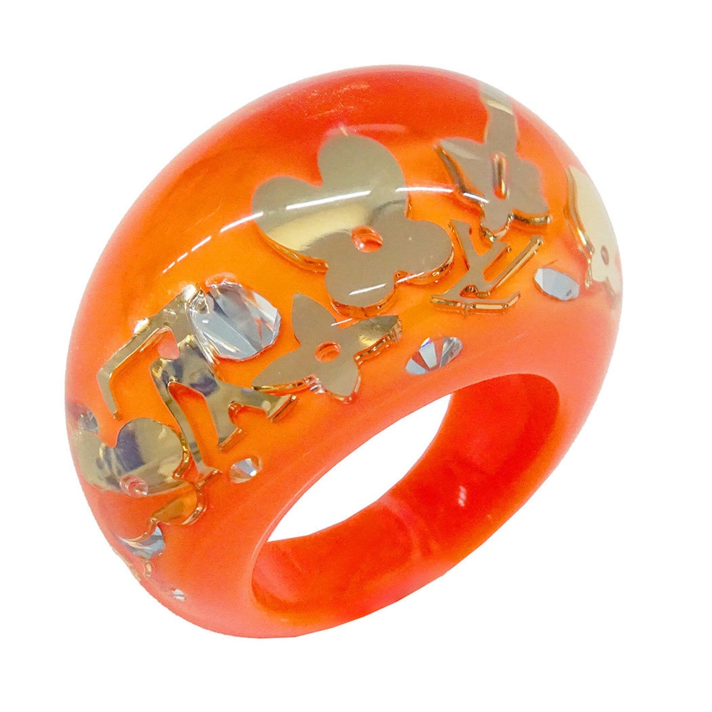 Band Ring Resin Orange