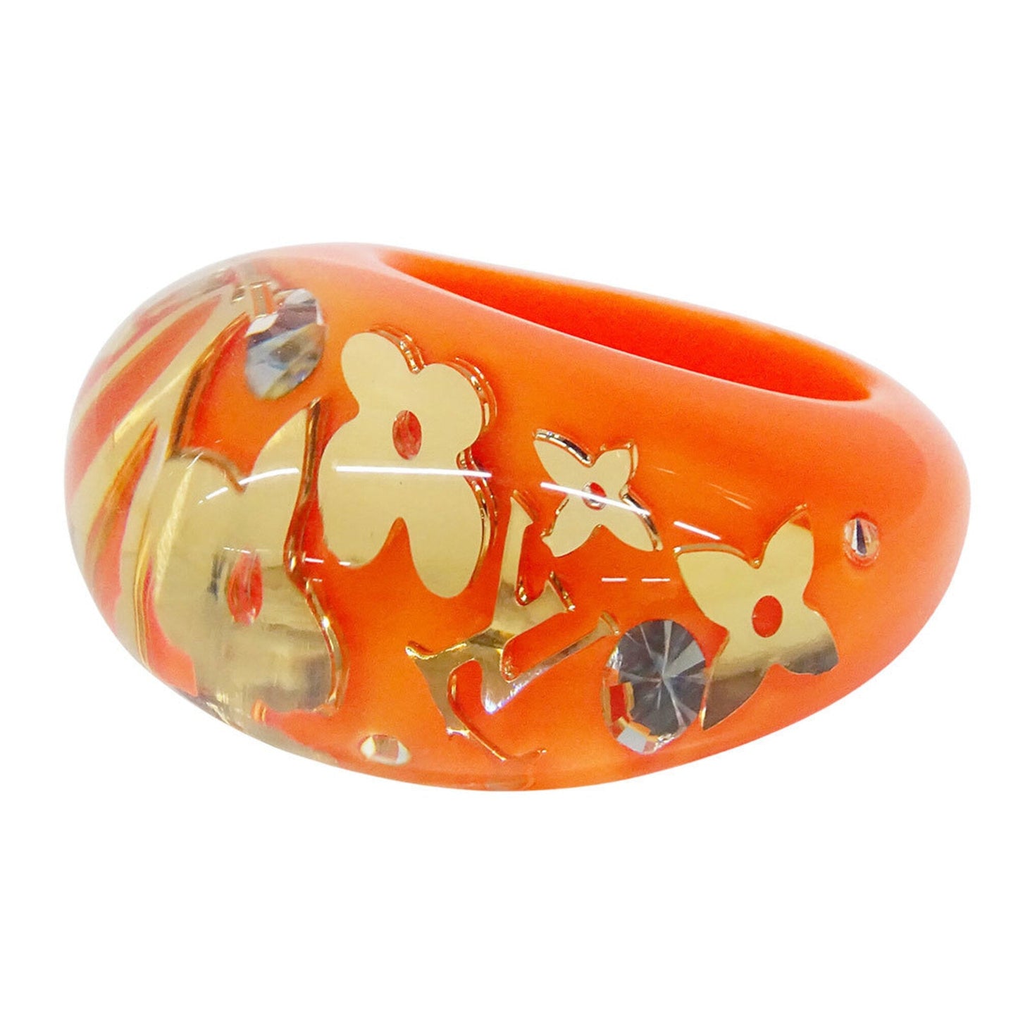 Band Ring Resin Orange