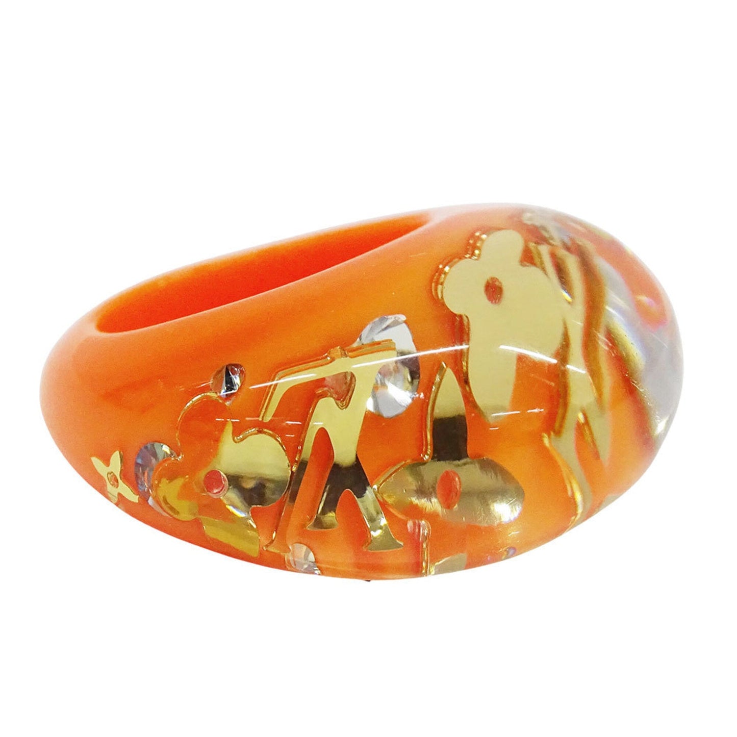 Band Ring Resin Orange