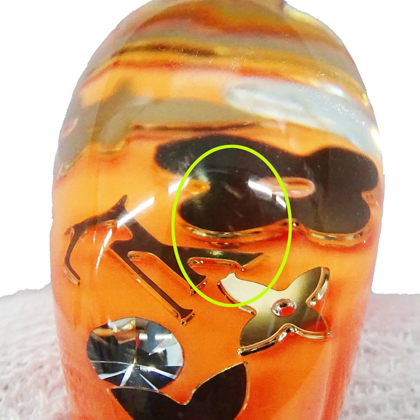 Band Ring Resin Orange