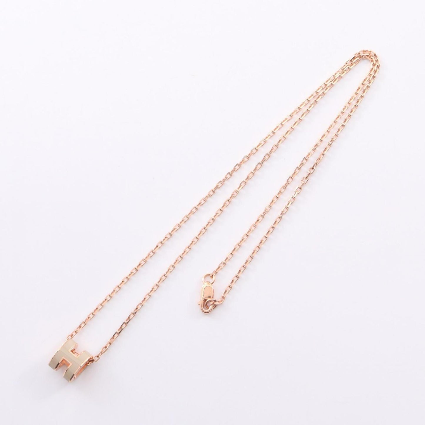 Pop H Pendant Necklace Gold-Tone Metal