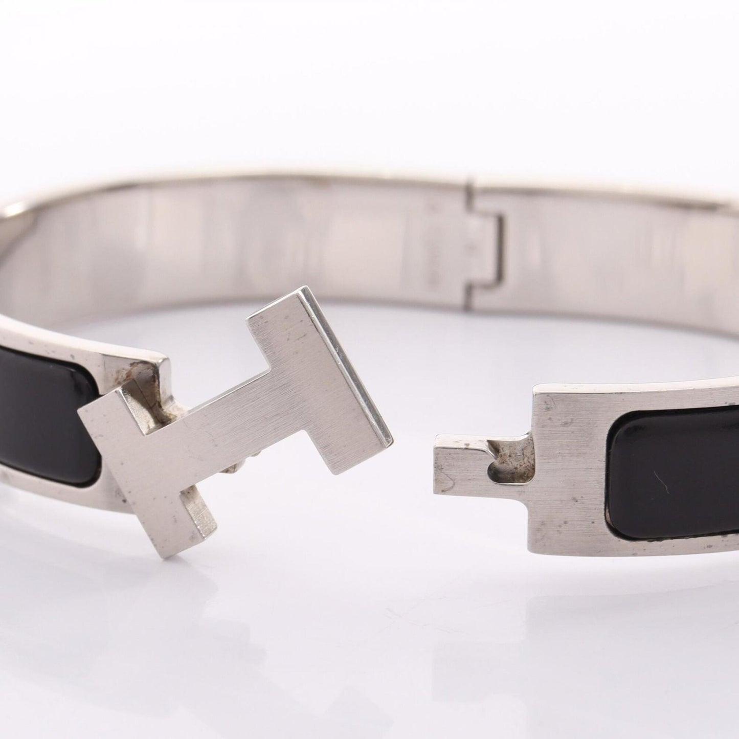 Clic Bangle Enamel and Stainless Steel Bracelet