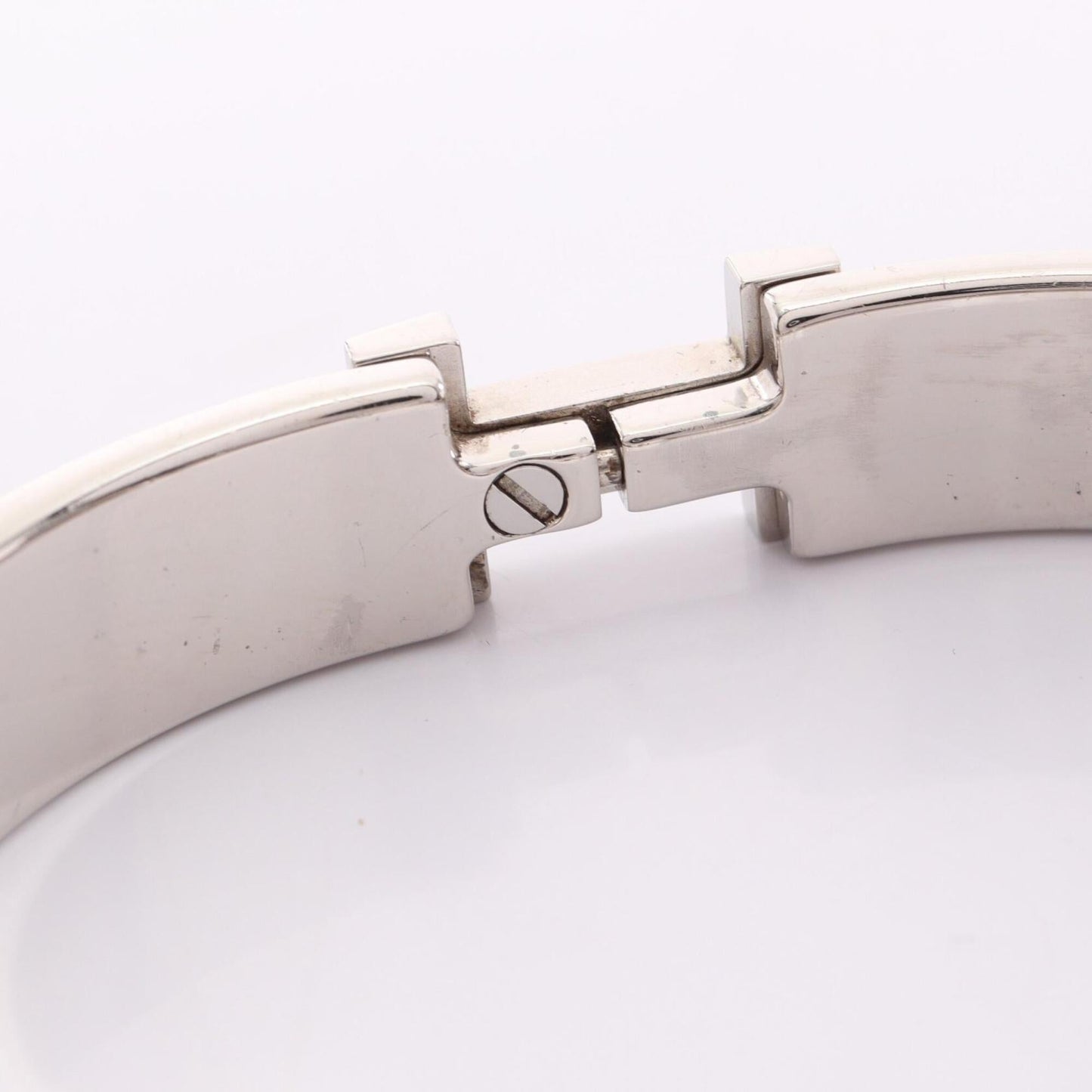 Clic Bangle Enamel and Stainless Steel Bracelet