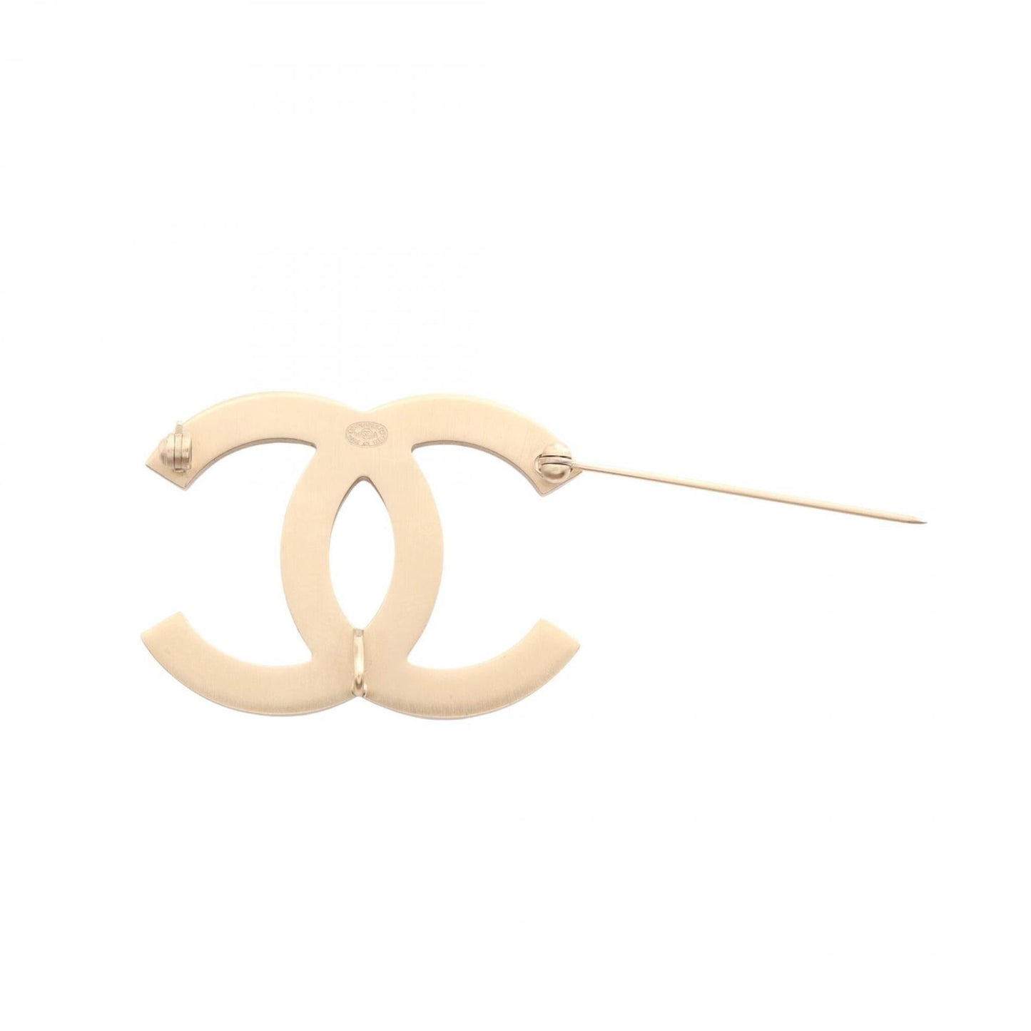 CC Logo Brooch Metal