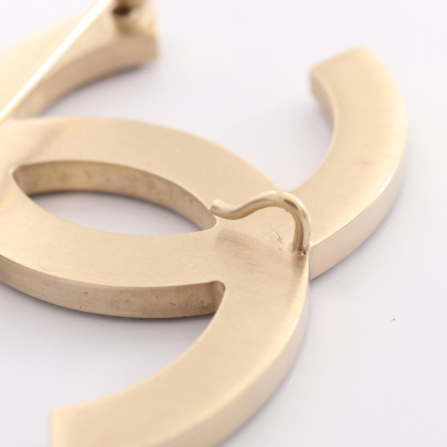 CC Logo Brooch Metal