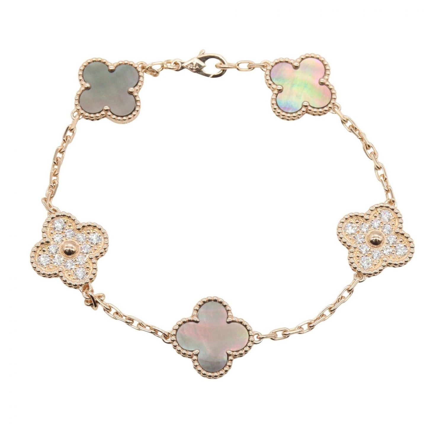 Vintage Alhambra Bracelet 18K Rose Gold
