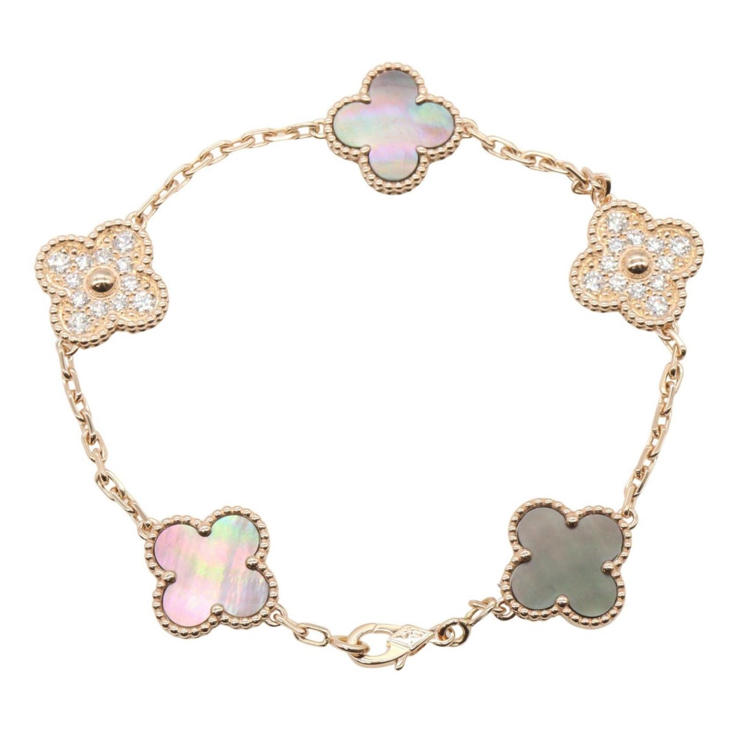 Vintage Alhambra Bracelet 18K Rose Gold