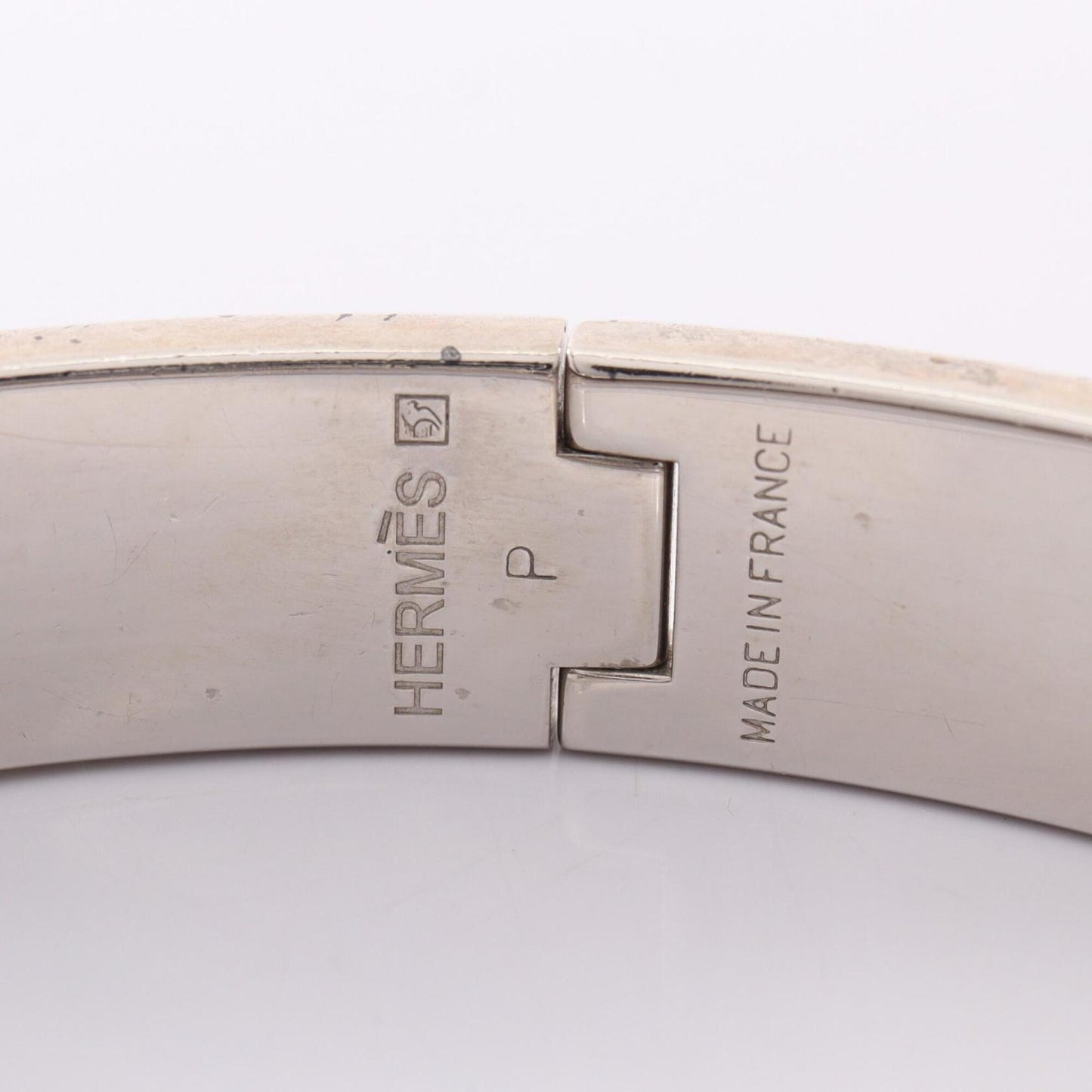 Clic Bangle Enamel and Stainless Steel Bracelet