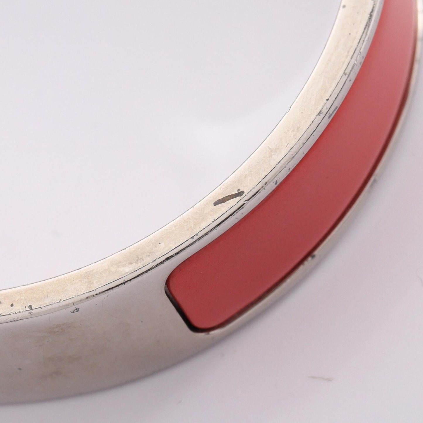 Clic Bangle Enamel and Stainless Steel Bracelet