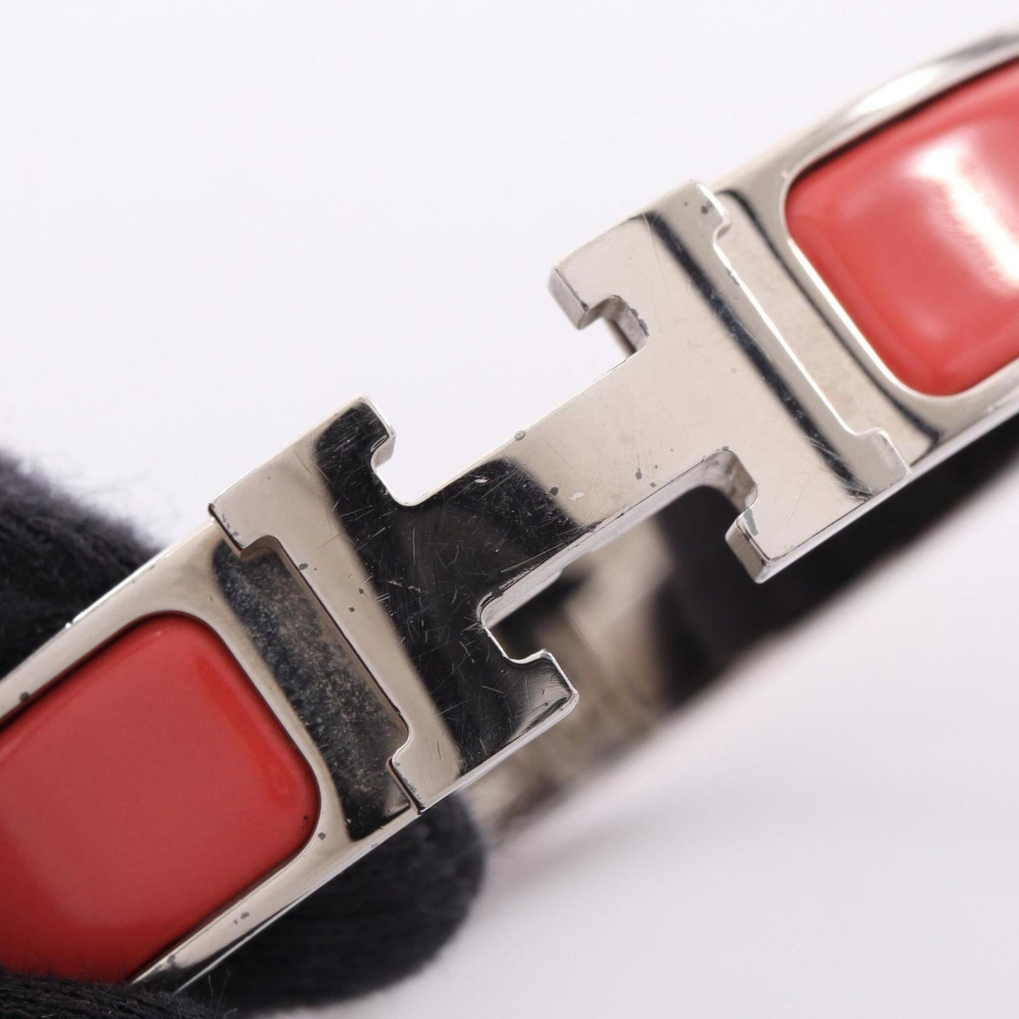 Clic Bangle Enamel and Stainless Steel Bracelet
