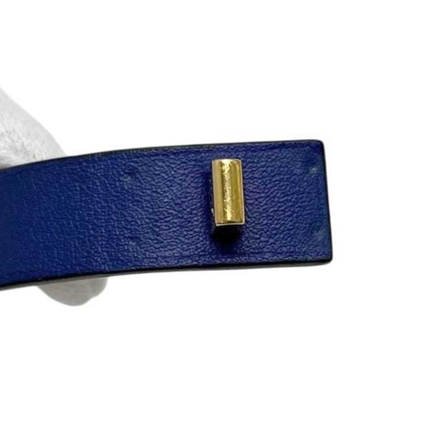 Mini Dog Bracelet Leather and Swift Leather Navy