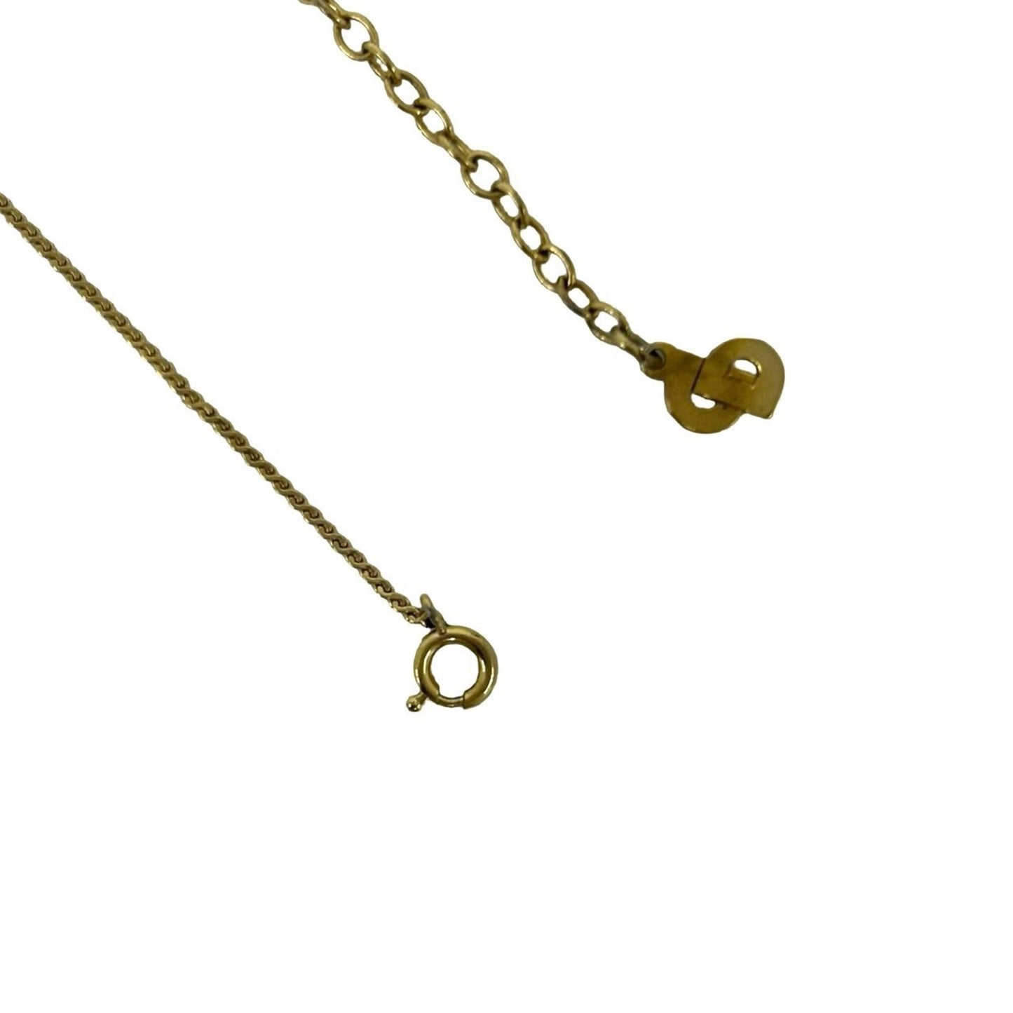 Vintage Pendant Necklace Gold