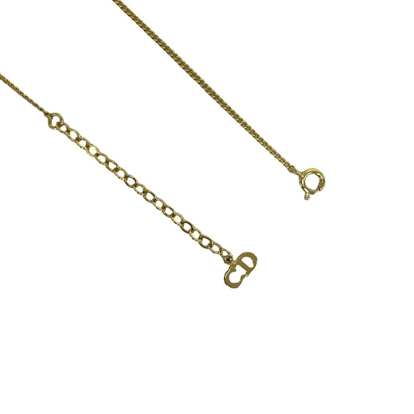 Vintage CD Pendant Necklace Gold