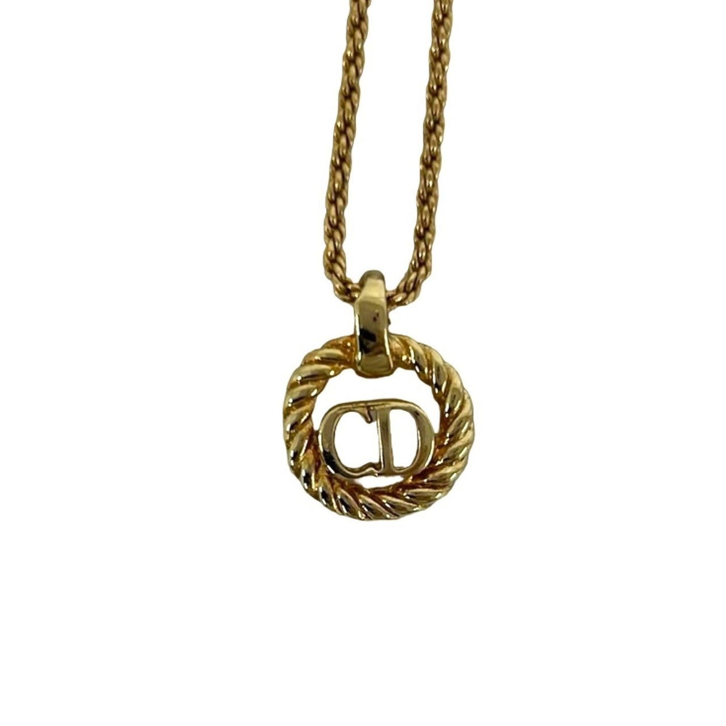 Vintage Pendant Necklace Gold