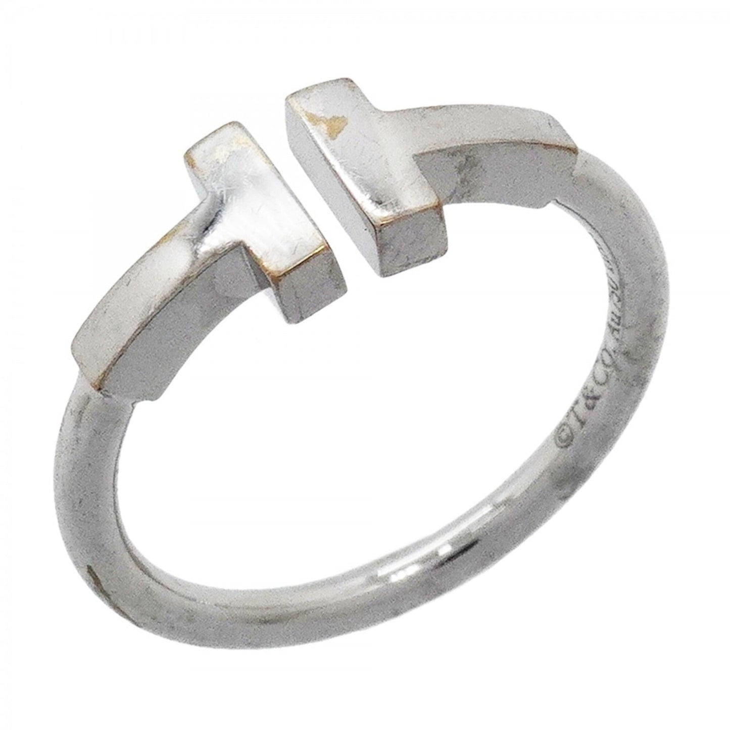 T Wire Ring 18K White Gold