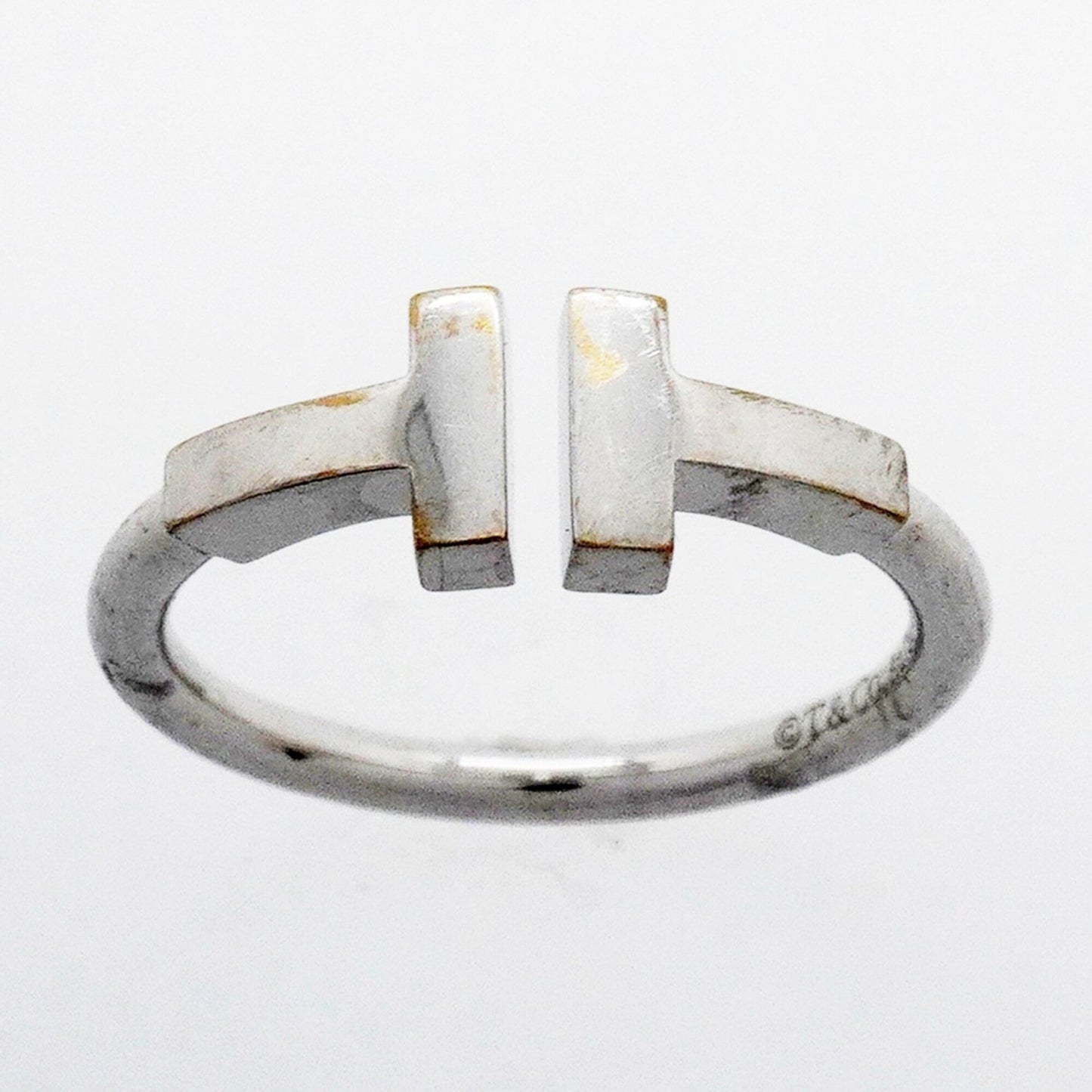 T Wire Ring 18K White Gold