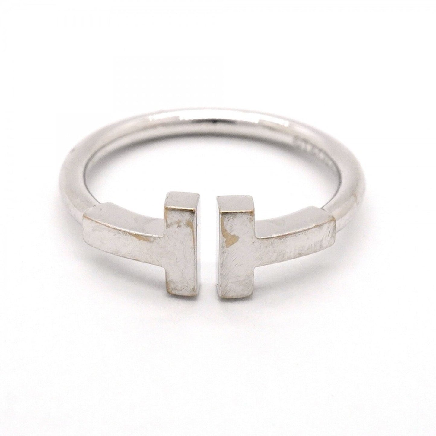 T Wire Ring 18K White Gold