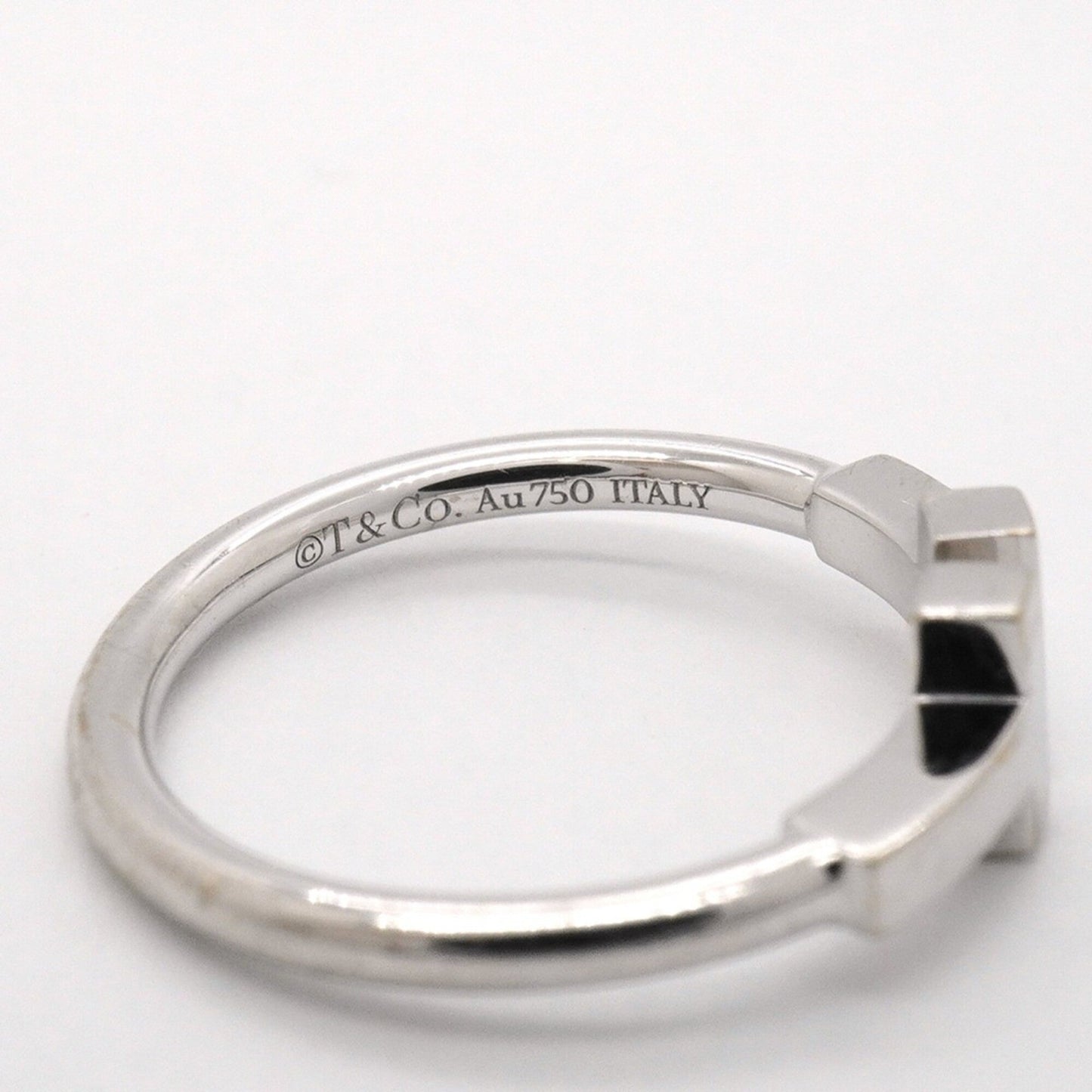 T Wire Ring 18K White Gold