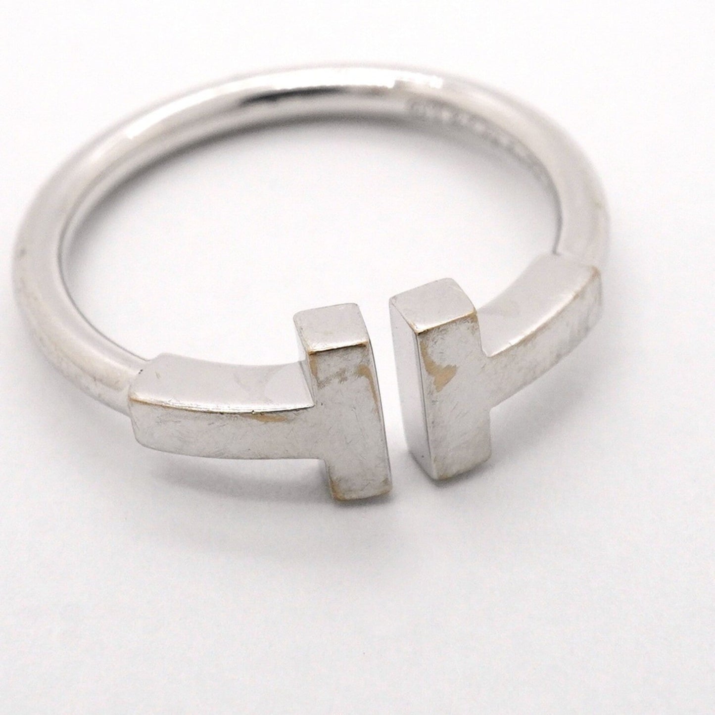 T Wire Ring 18K White Gold
