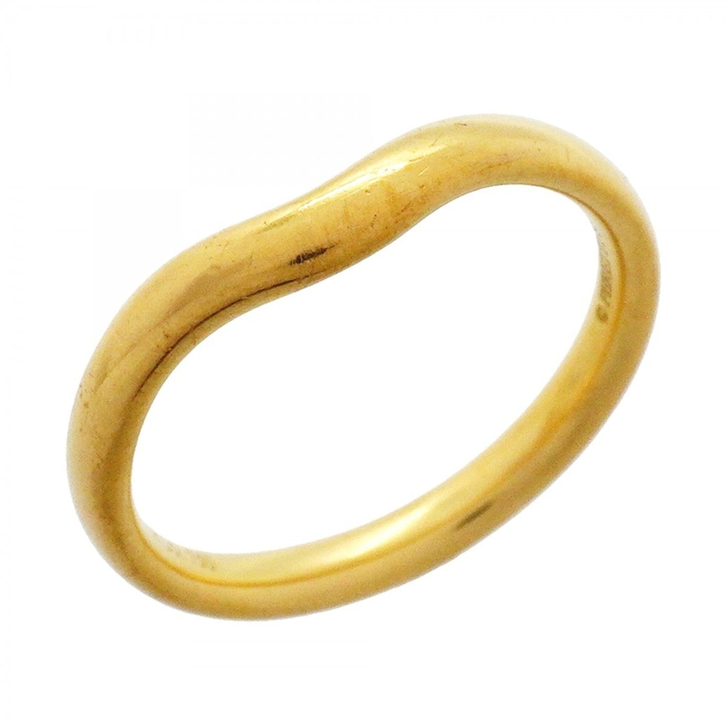 Curved Band Ring 18K Yellow Gold