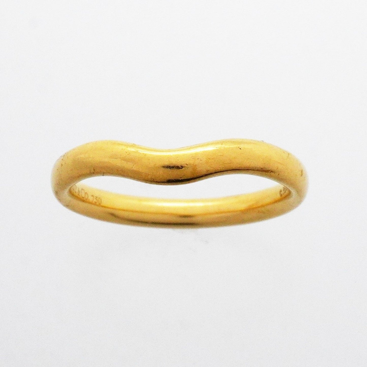 Curved Band Ring 18K Yellow Gold