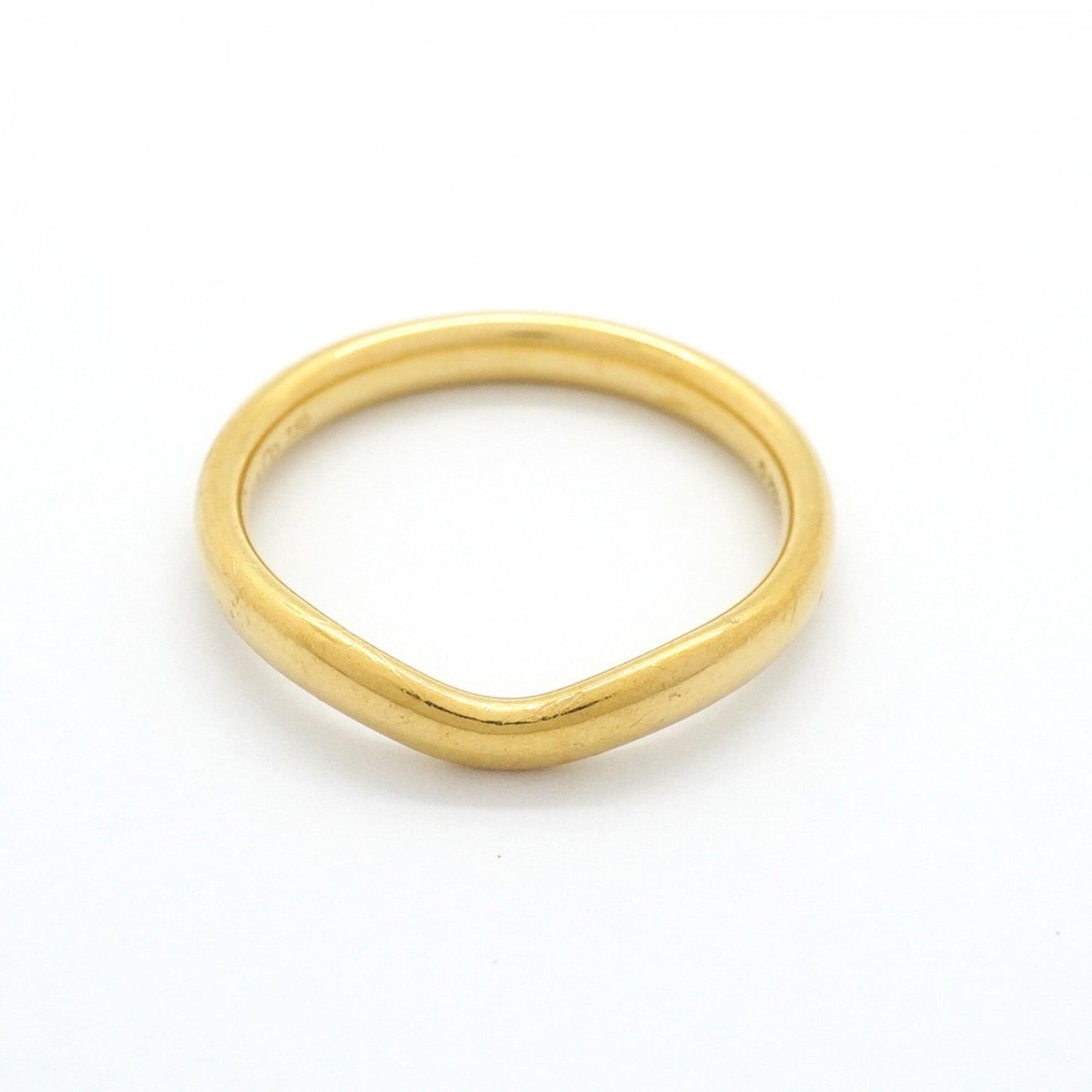 Curved Band Ring 18K Yellow Gold