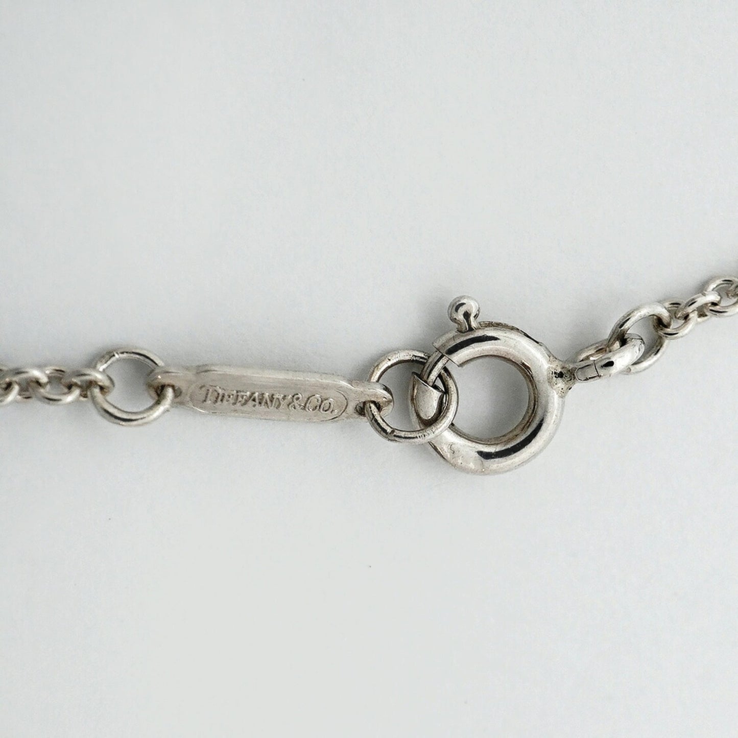 Ribbon Pendant Necklace Sterling Silver