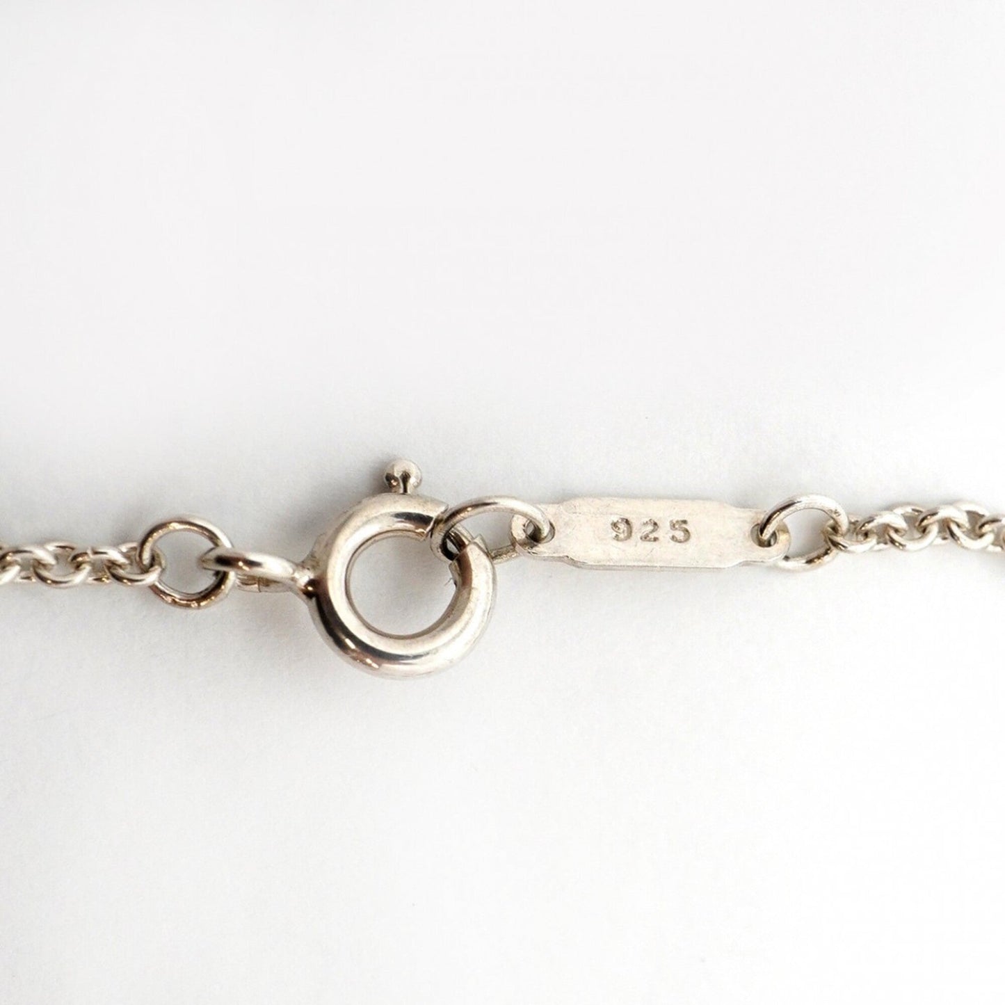 Ribbon Pendant Necklace Sterling Silver