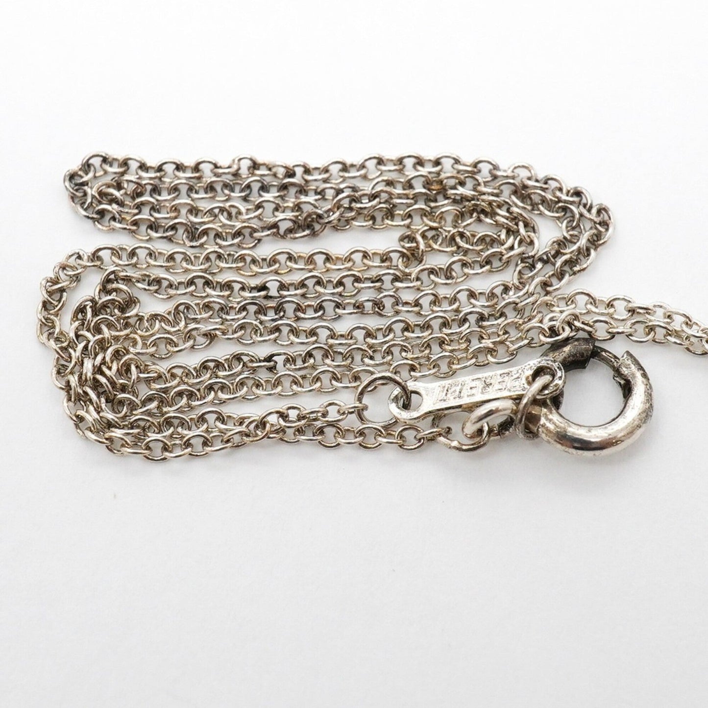Small Cross Pendant Necklace Sterling Silver