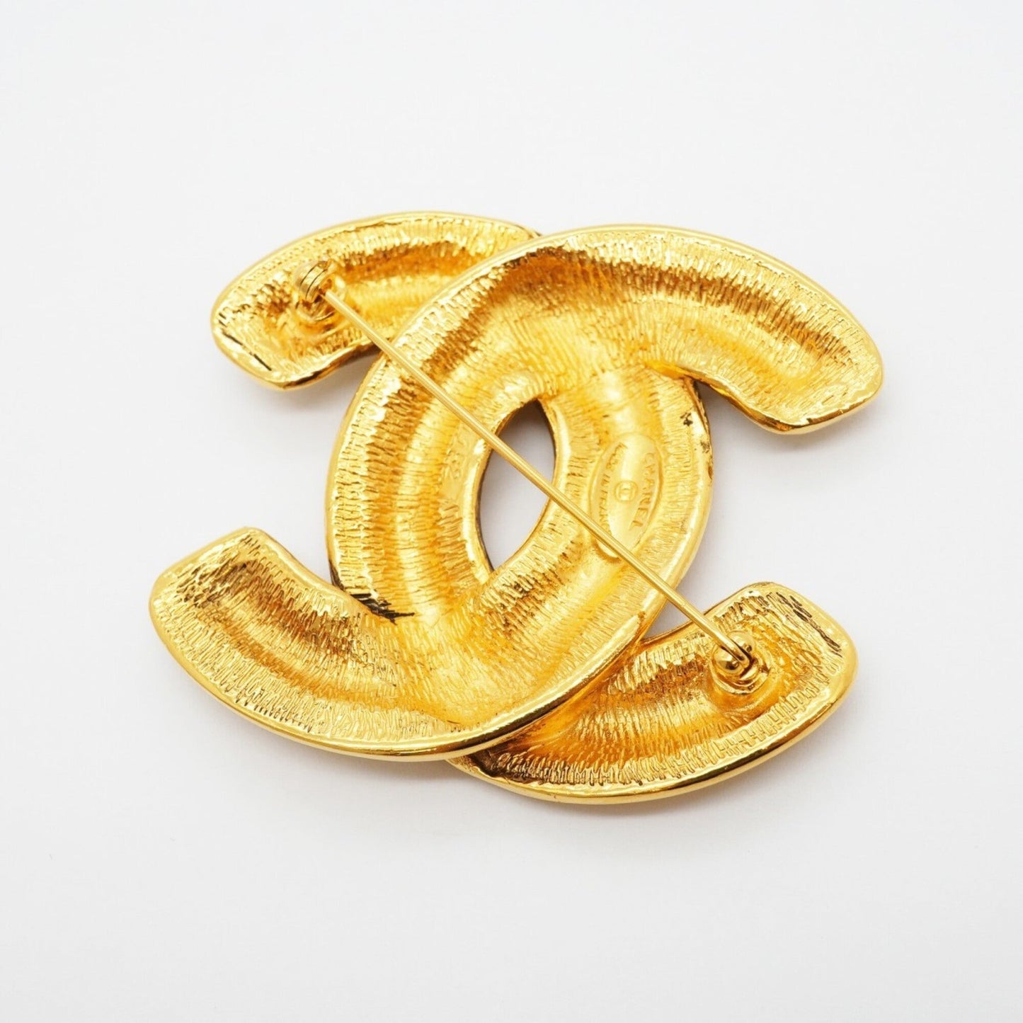 CC Logo Brooch Metal