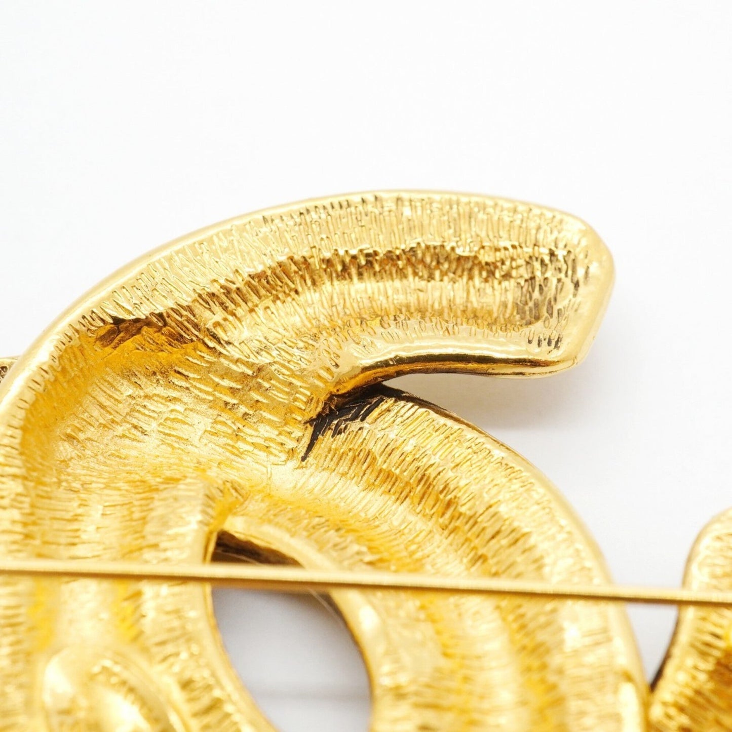 CC Logo Brooch Metal