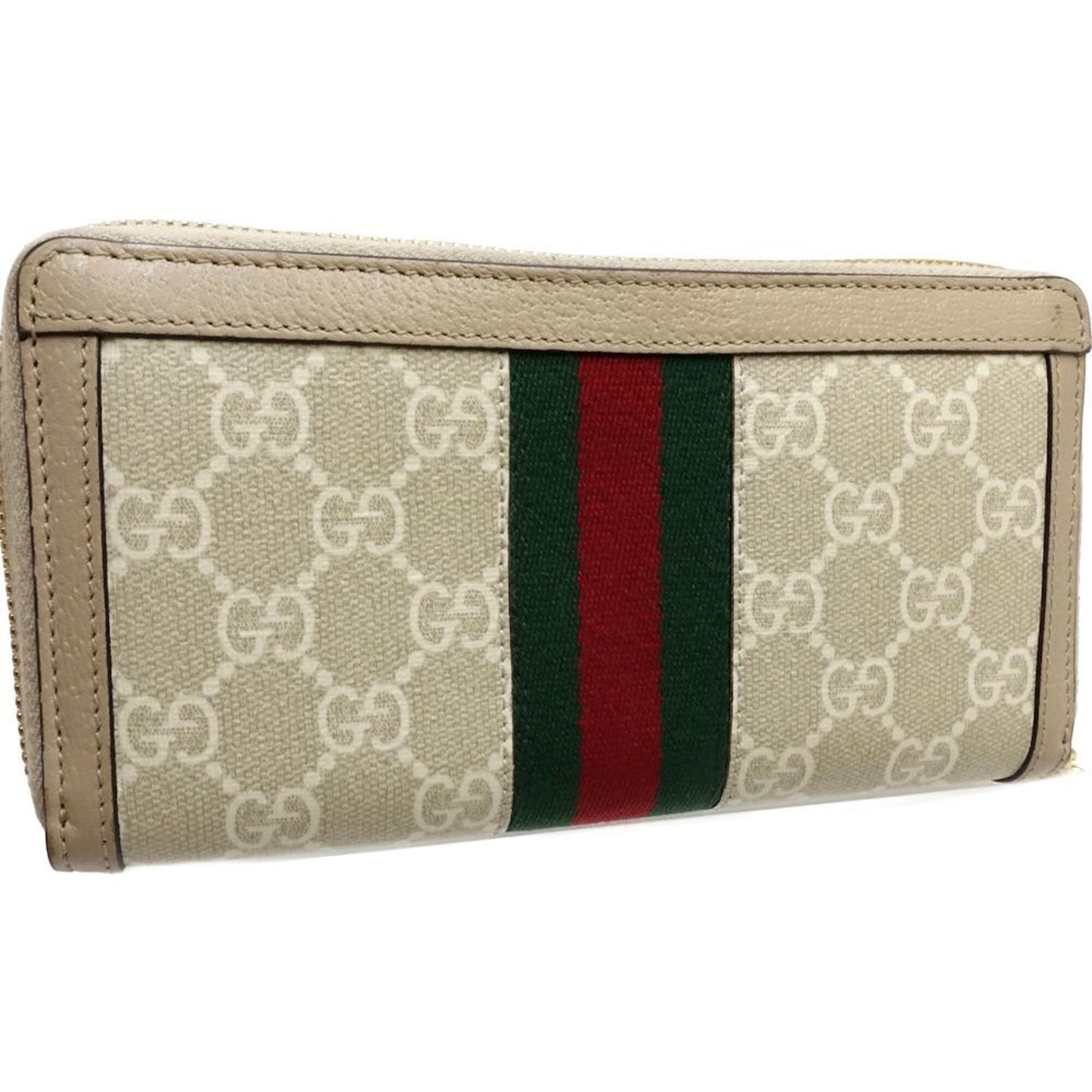 Ophidia Zip Around Wallet GG Coated Canvas