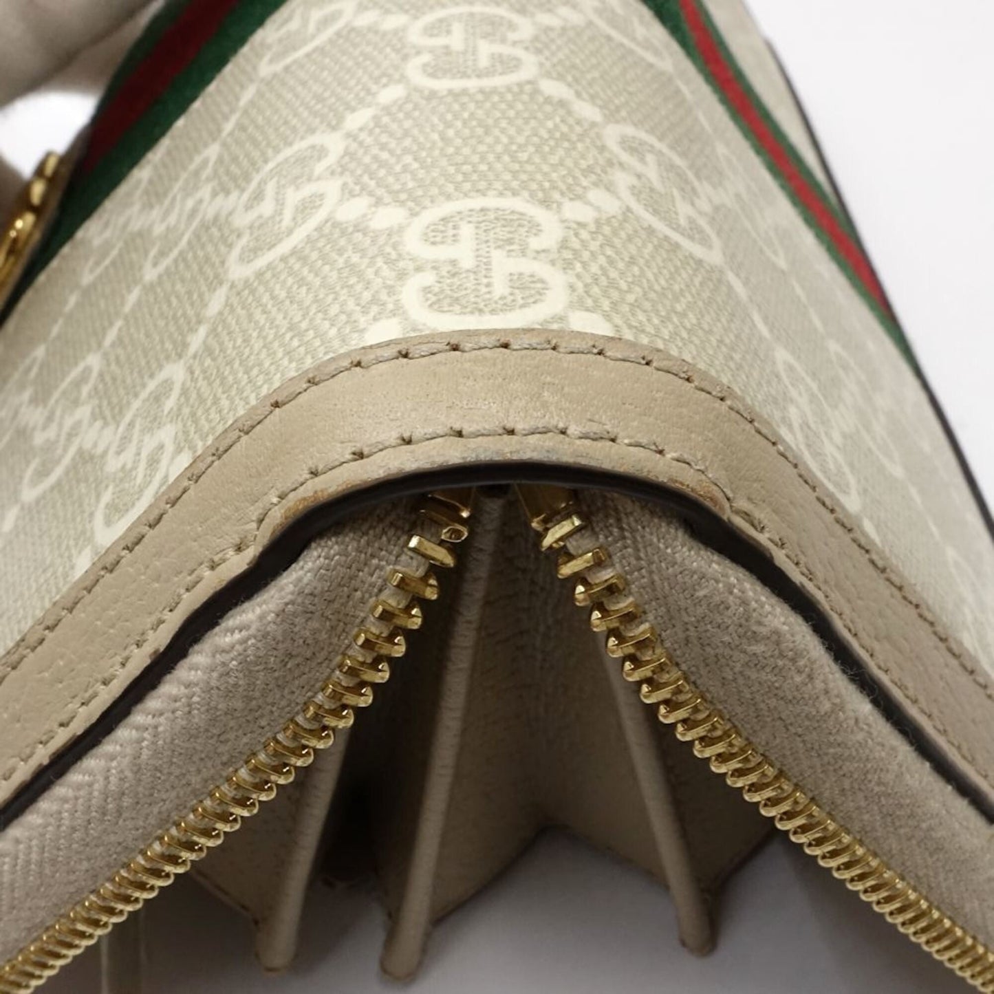 Ophidia Zip Around Wallet GG Coated Canvas