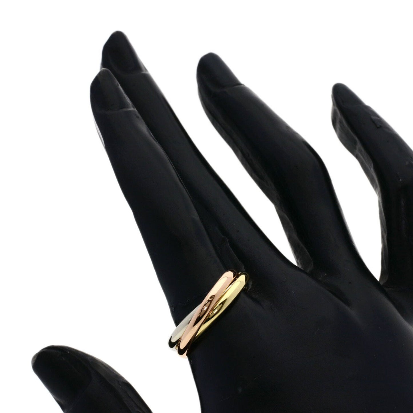 Trinity Ring 18K Yellow Gold and 18K White Gold