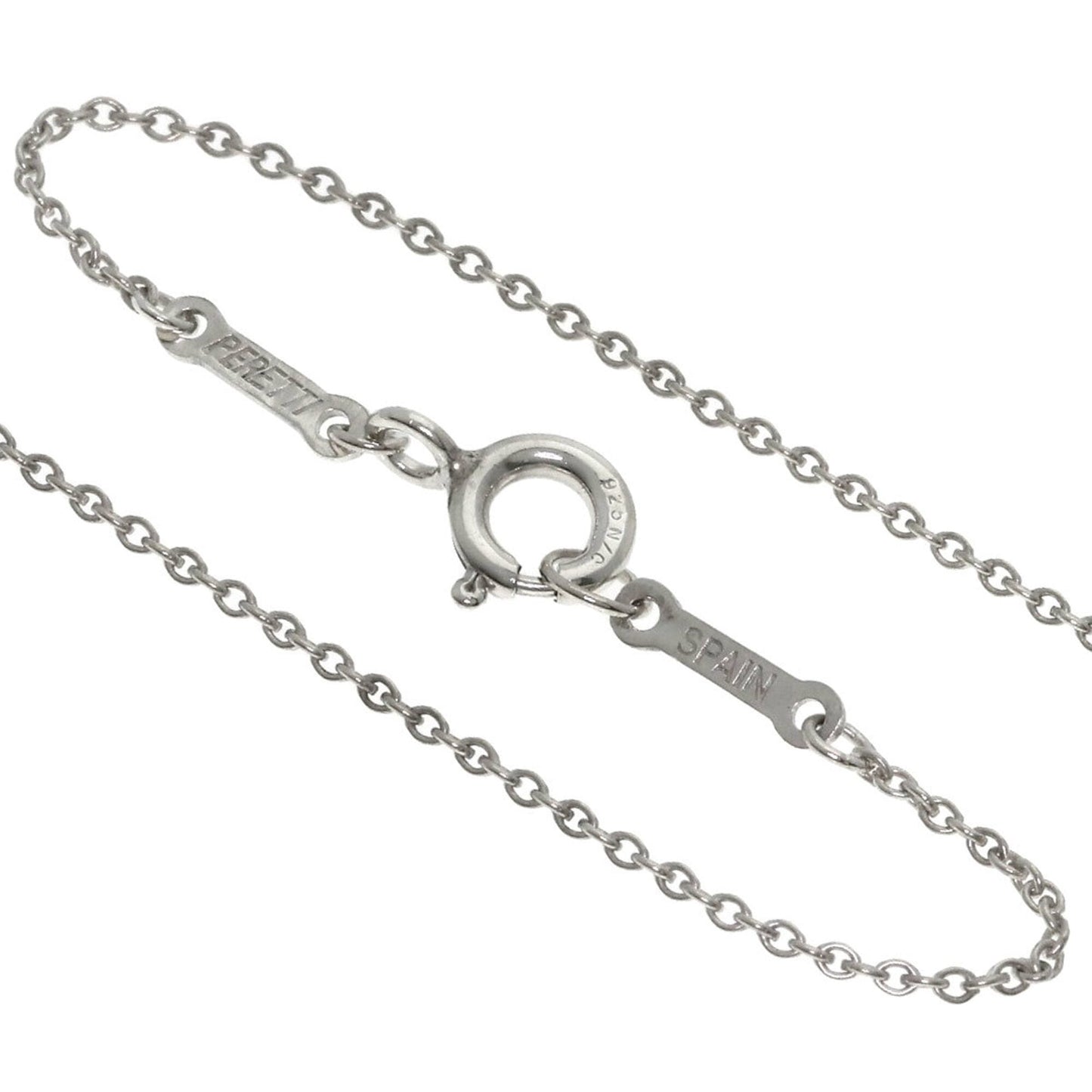 Open Teardrop Pendant Necklace Sterling Silver