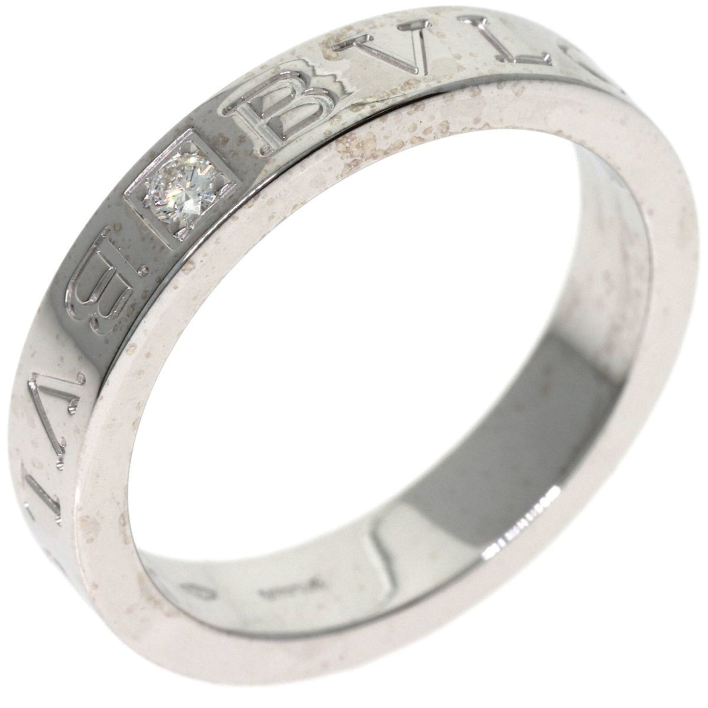 Double Ring 18K White Gold with Diamond