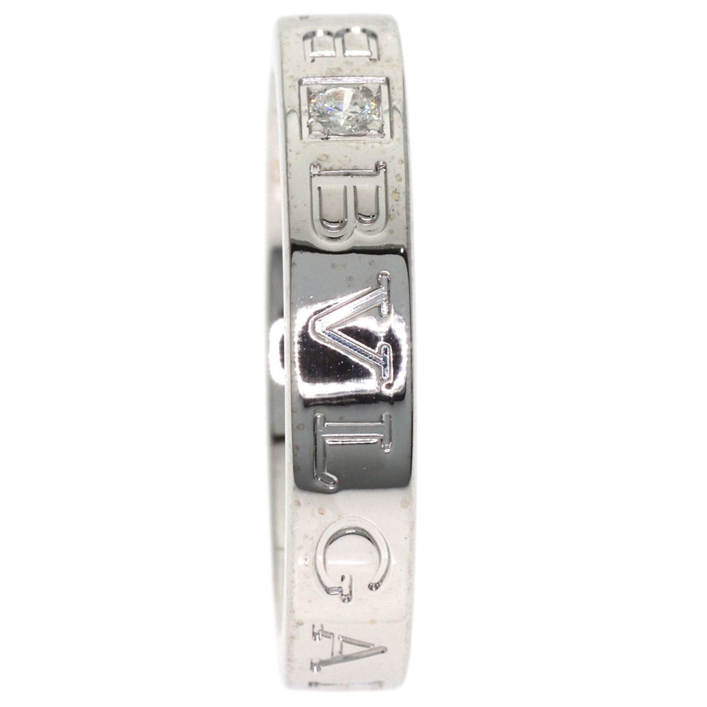 Double Ring 18K White Gold with Diamond